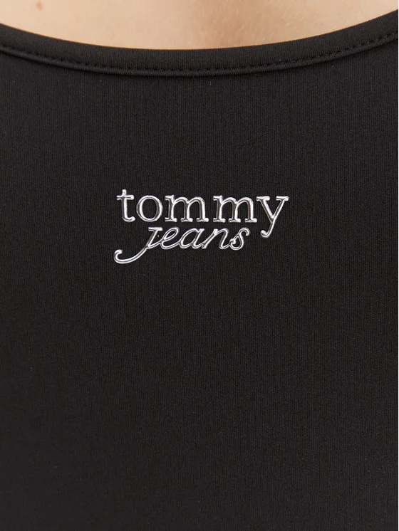 TOMMY JEANS SILVER SCRIPT MIDI DRESS