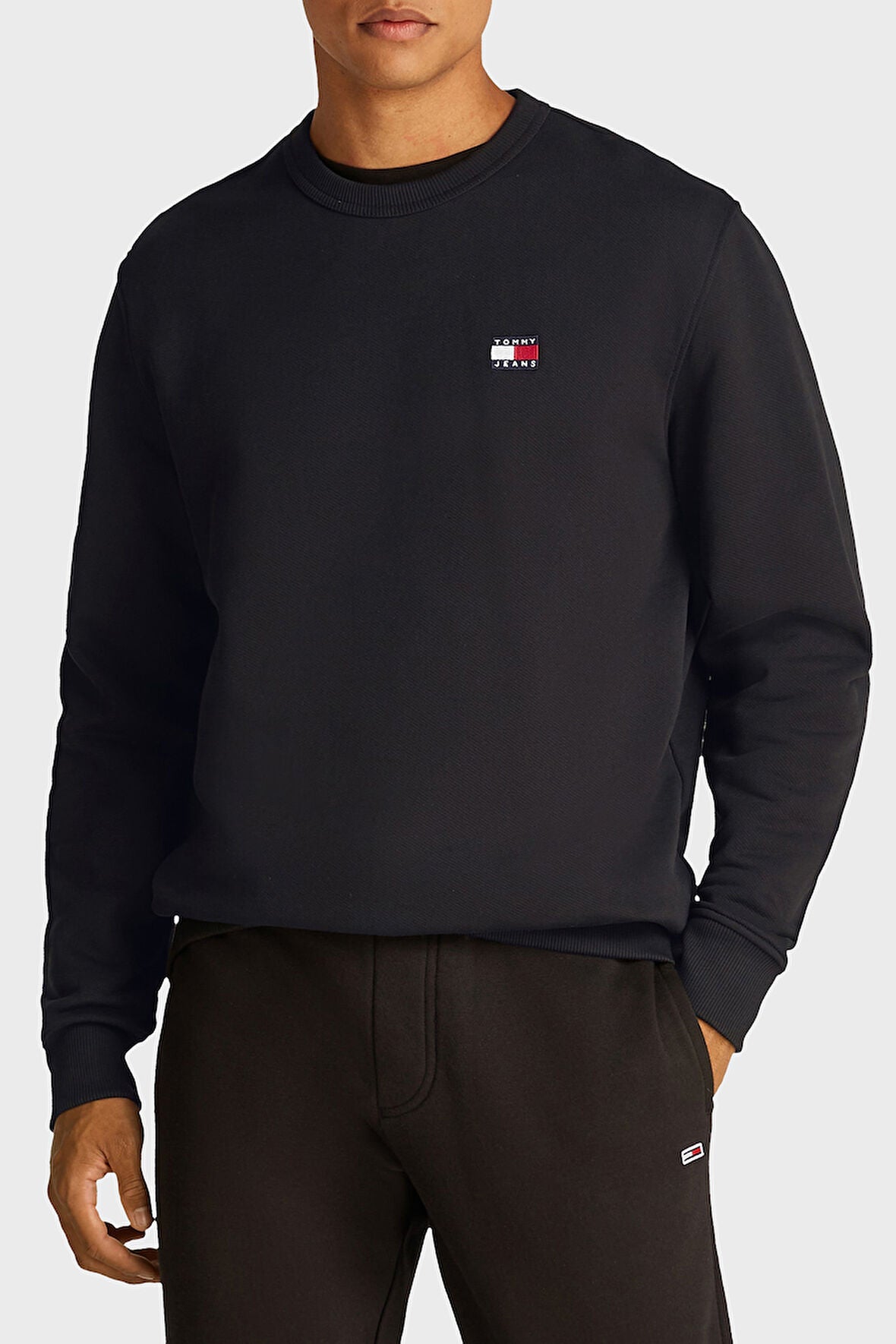 TOMMY JEANS TJM REG BADGE CREW EXT FELPA