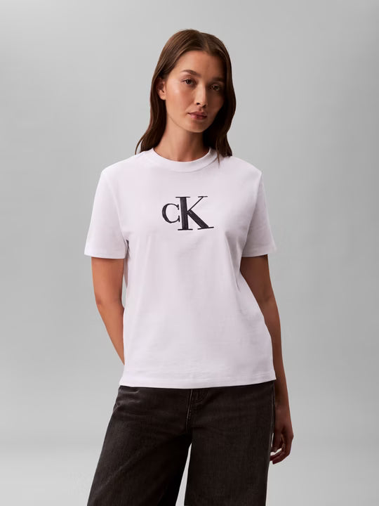 CALVIN KLEIN SS SEQUIN CK GRAPHIC