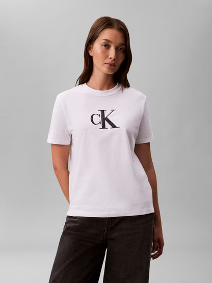 CALVIN KLEIN SS SEQUIN CK GRAPHIC