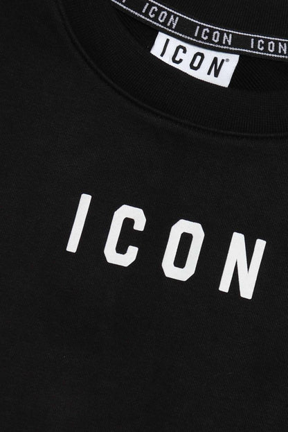 ICON SUDADERA CUELLO REDONDO DOBLE LOGO