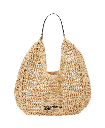 KARL LAGERFELD JEANS  RAFFIA SUMMER HOBO