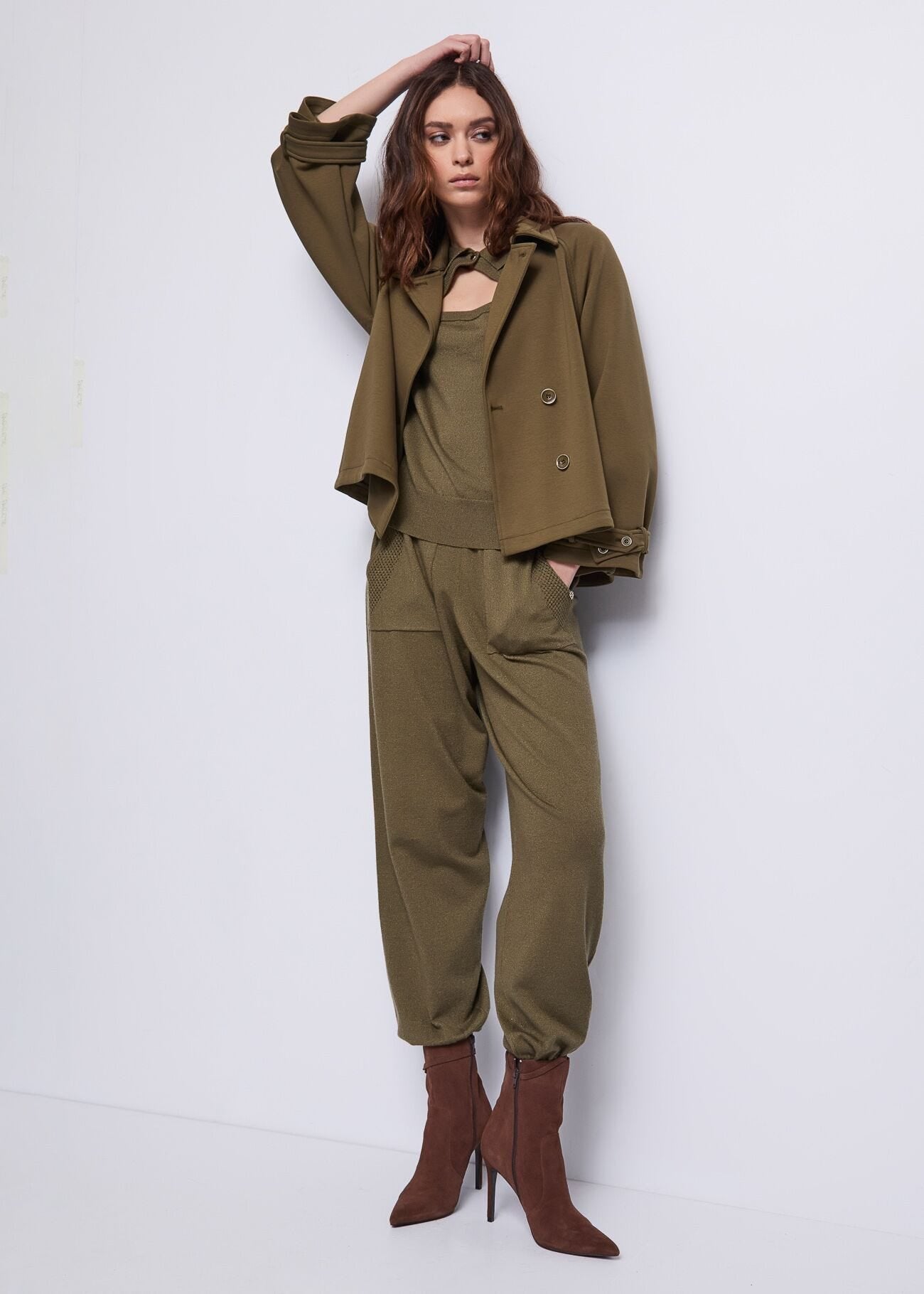 GAUDI PANTALONE IN MAGLIA