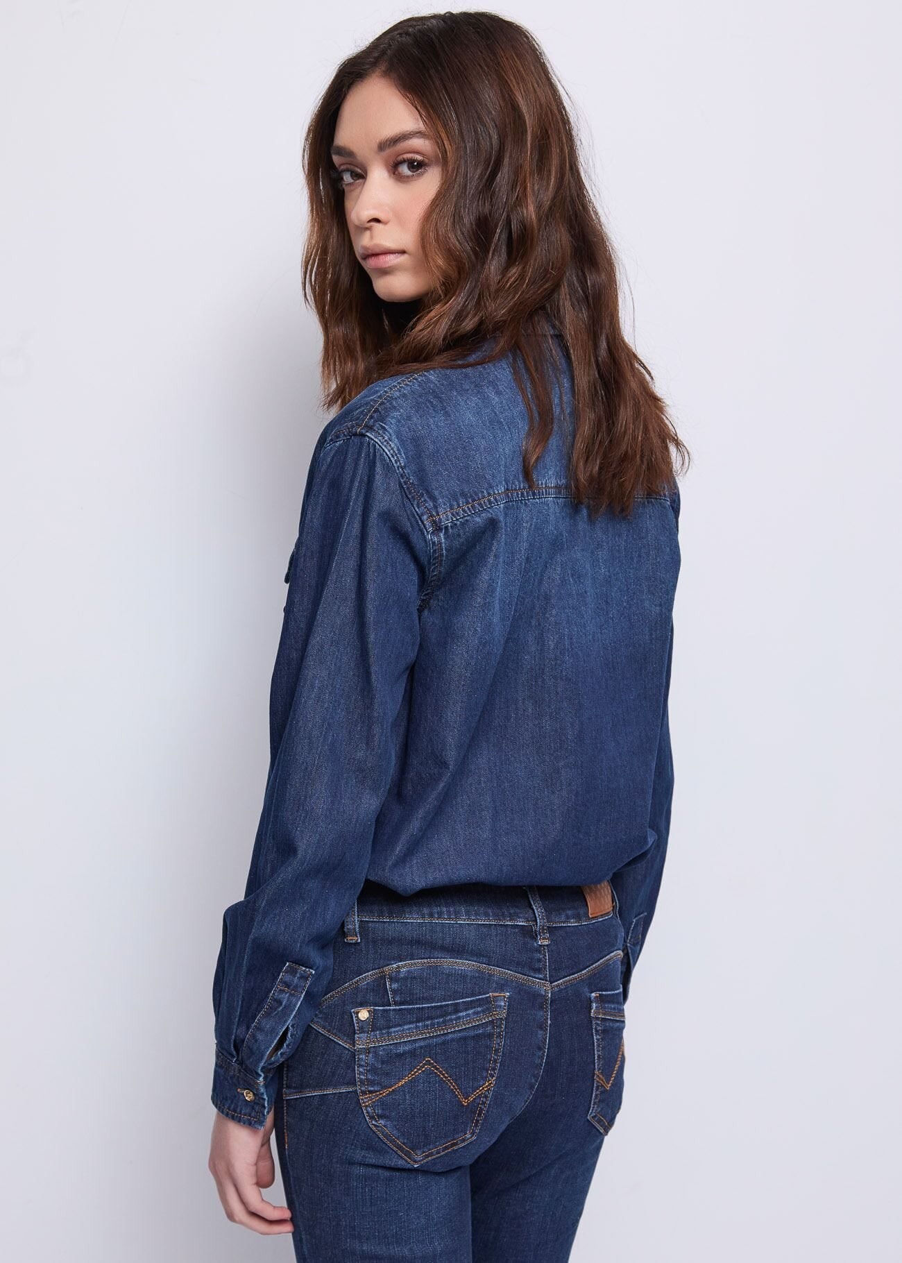 GAUDI CAMICIA DENIM M/L