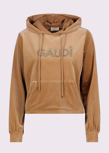 GAUDI' FELPA CON CAPPUCCIO DONNA