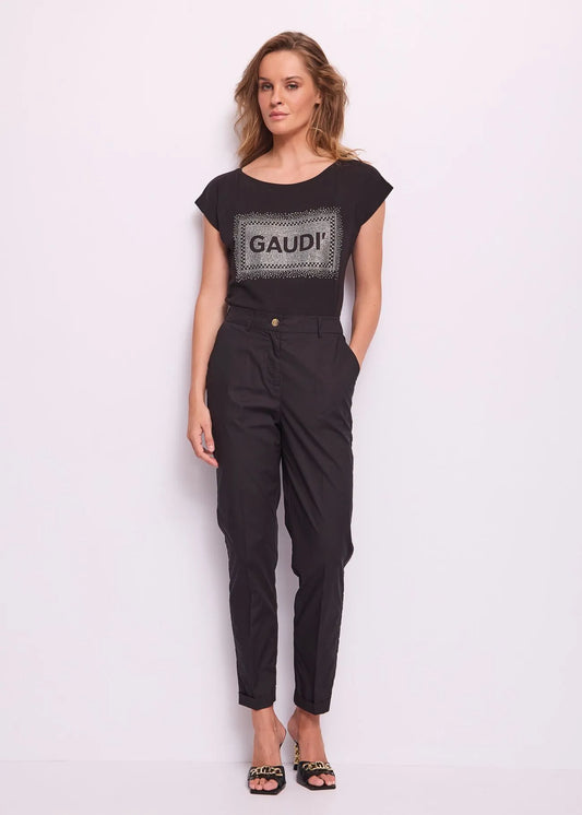 GAUDI' T-SHIRT CON STRASS
