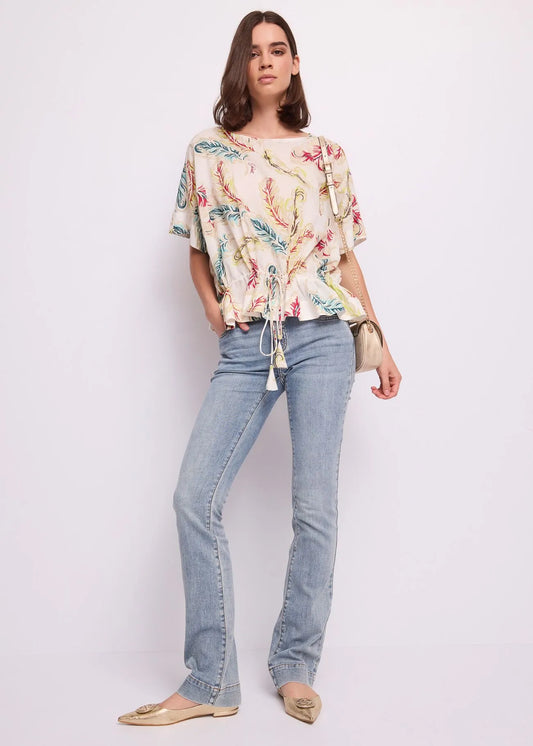 GAUDI' BLUSA STAMPATA S-M