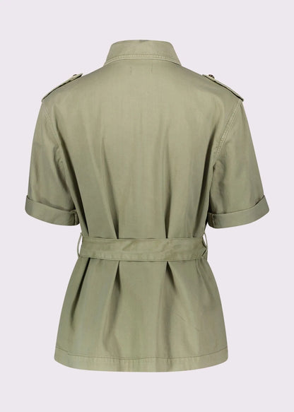 GAUDI' GIACCA CAMICIA CON CINTURA M-CORTA