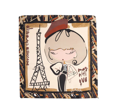 ANEKKE PANUELO CUADRADO NEGRO