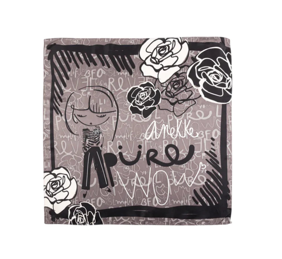 ANEKKE PANUELO CUADRADO NEGRO