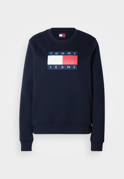 TOMMY JEANS W REG TJ FLAG CREW