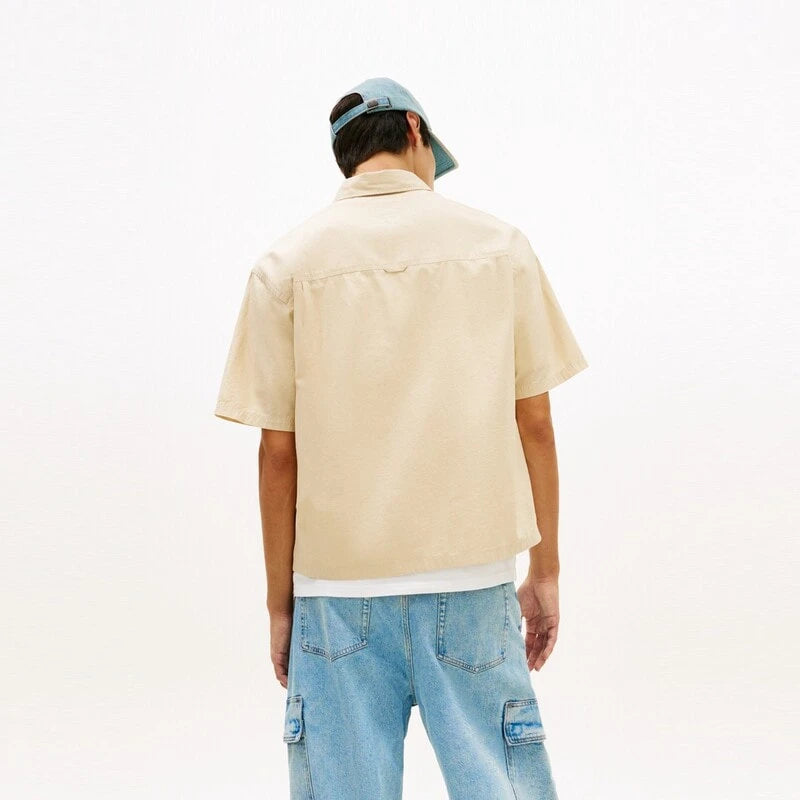 TOMMY JEANS BOXY SKATER SHIRT S/S
