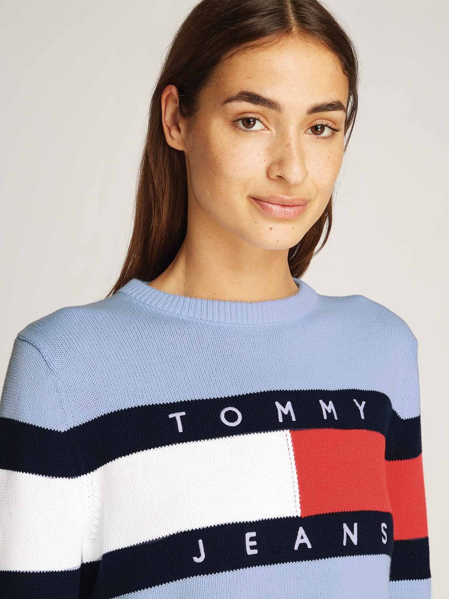 TOMMY JEANS CENTER FLAG SWEATER EXT