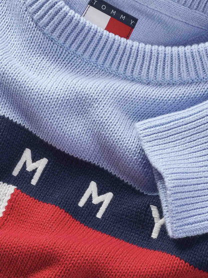 TOMMY JEANS CENTER FLAG SWEATER EXT