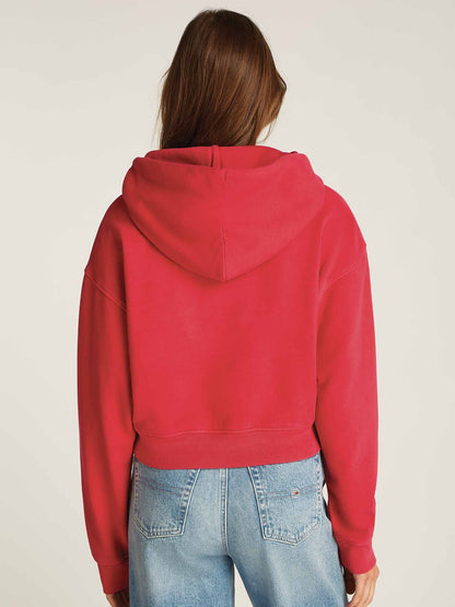TOMMY JEANS BOXY CRP GMD VARSITY HOODIE