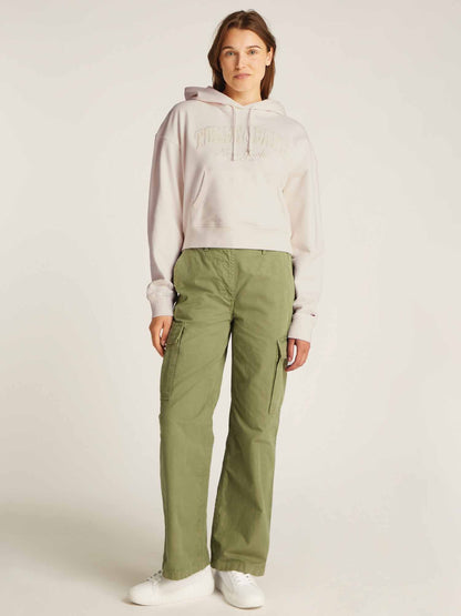 TOMMY JEANS BOXY CRP GMD VARSITY HOODIE