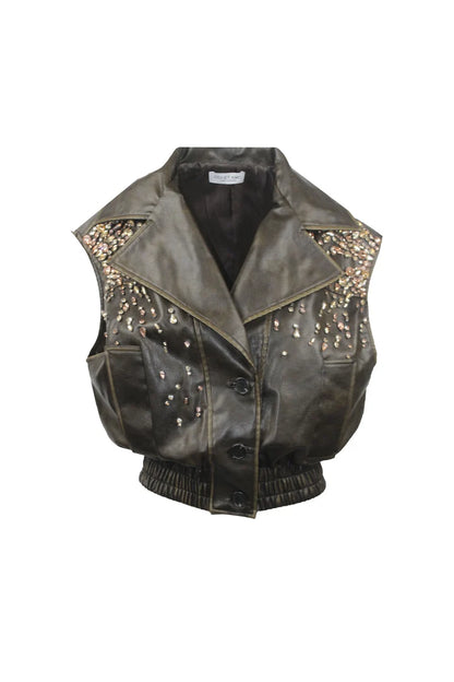 ODI ET AMO GILET ECOPELLE CON INSERTI