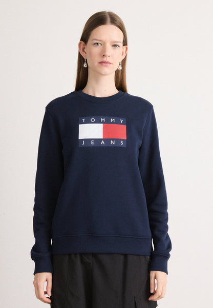 TOMMY JEANS W REG TJ FLAG CREW
