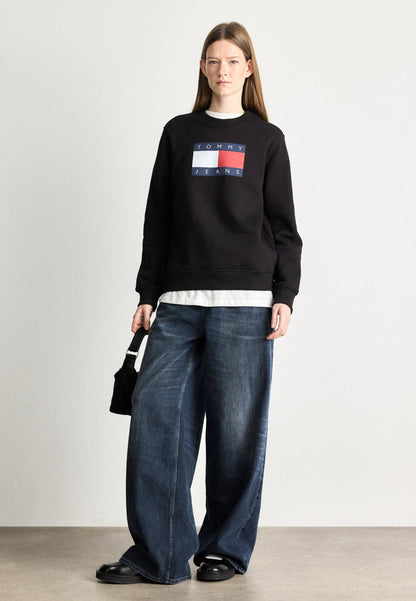 TOMMY JEANS W REG TJ FLAG CREW