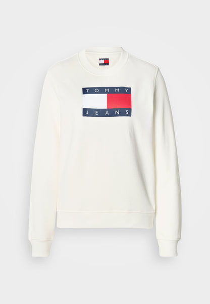 TOMMY JEANS W REG TJ FLAG CREW