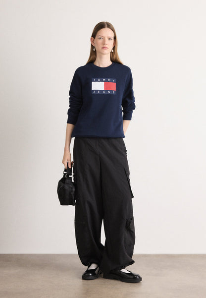 TOMMY JEANS W REG TJ FLAG CREW
