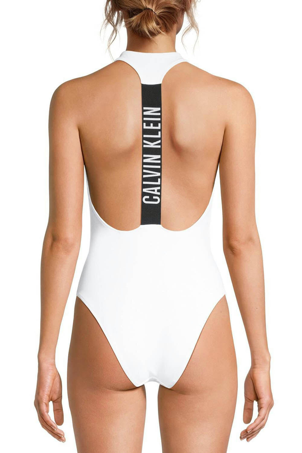 CALVIN KLEIN RACERBACK ONE PIECE-NYLON