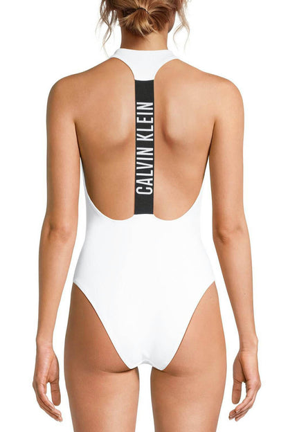 CALVIN KLEIN RACERBACK ONE PIECE-NYLON