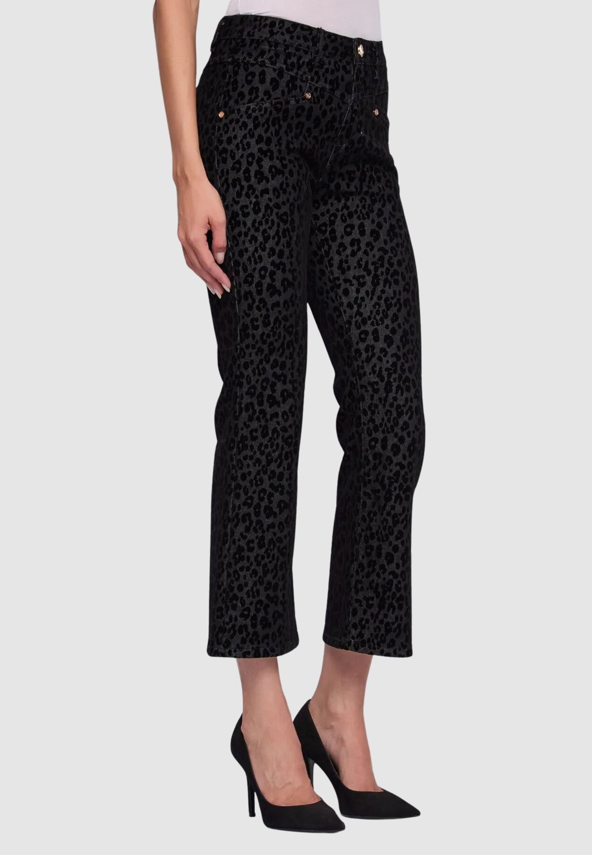 FRIDA DE GAUDI, PANTALÓN ACAMPANADO CORTO