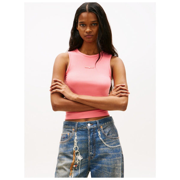 TOMMY JEANS TJW SLIM SCRIPT LABEL TANK