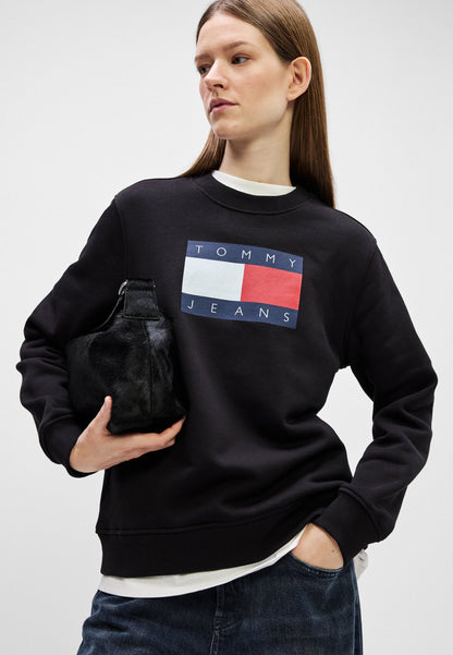 TOMMY JEANS W REG TJ FLAG CREW