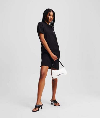 KARL LAGERFELD LOGO TEE DRESS