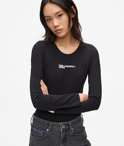 KARL LAGERFELD JEANS BODYSUIT CREW NECK
