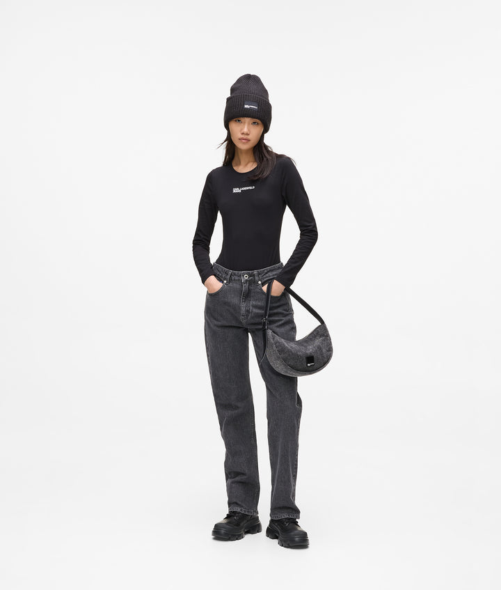 KARL LAGERFELD JEANS BODYSUIT CREW NECK