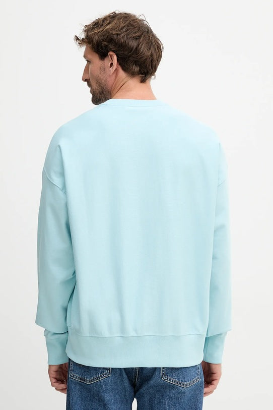 CALVIN KLEIN LS PREMIUM TERRY MONOLOGUE CN SWT