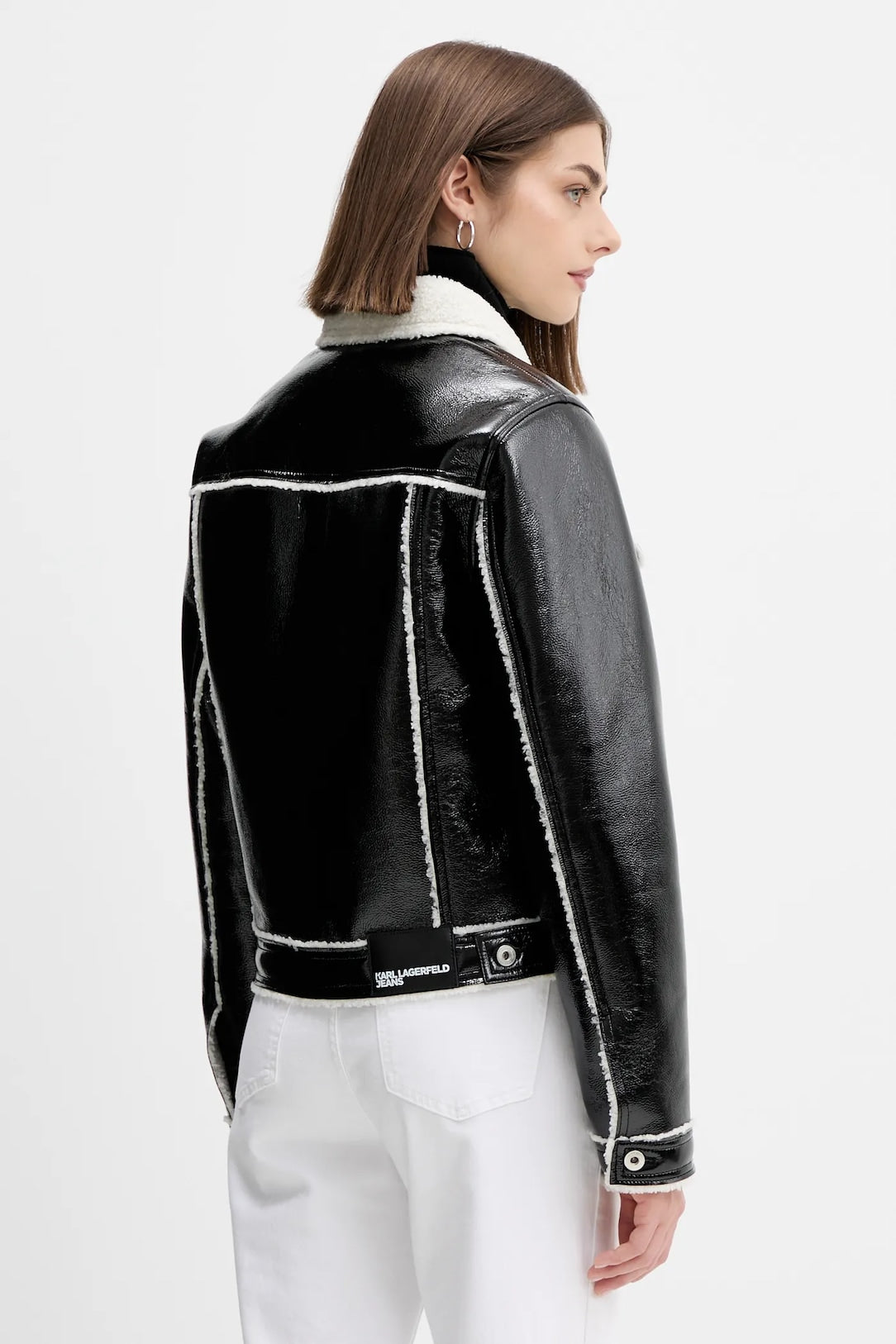 CHAQUETA DE CUERO SINTÉTICO KLJ