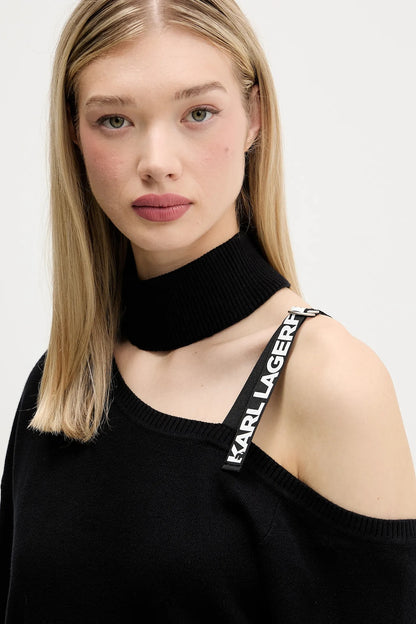 KLJ CUT OUT POLO KNIT