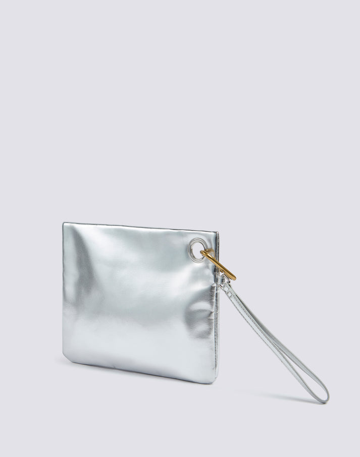 SUNDEK LAMINATED CLUTCH BAG