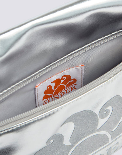 SUNDEK LAMINATED CLUTCH BAG
