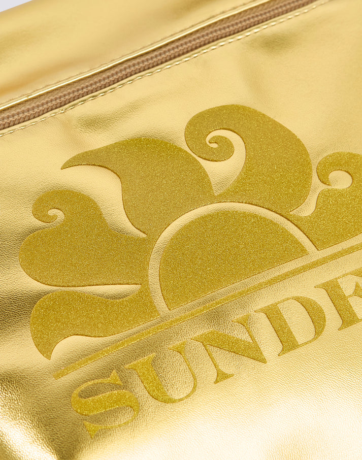 SUNDEK LAMINATED CLUTCH BAG