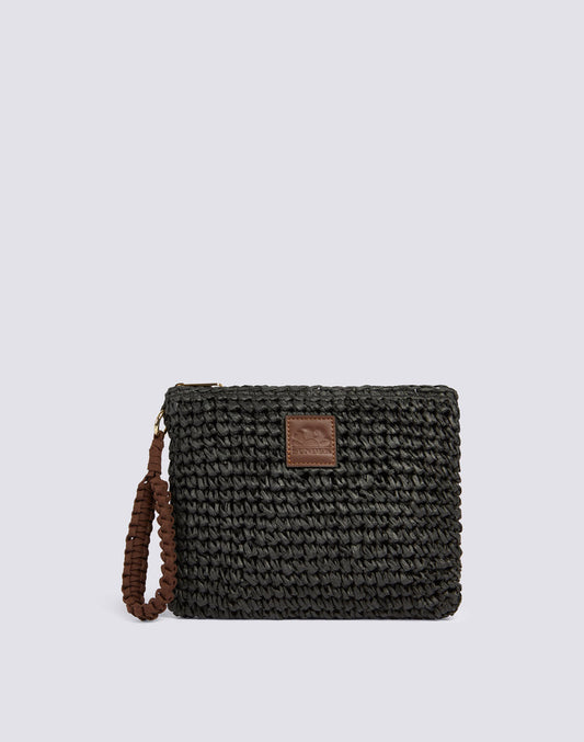 SUNDEK MOMO STRAW HAND BAG