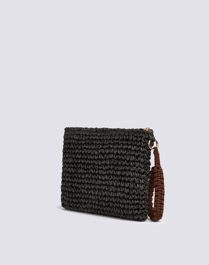 SUNDEK MOMO STRAW HAND BAG