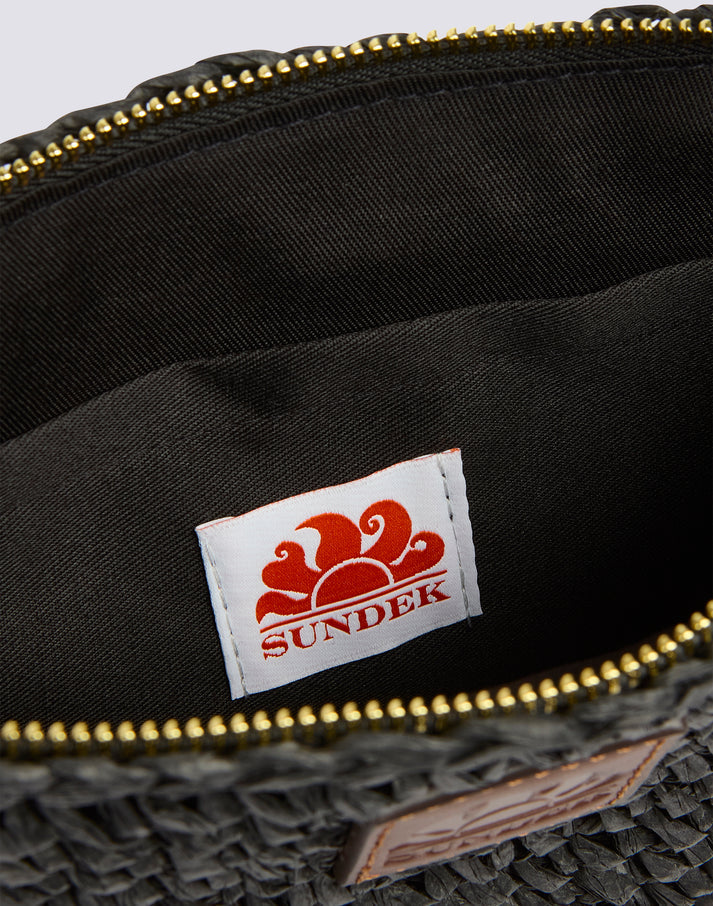 SUNDEK MOMO STRAW HAND BAG
