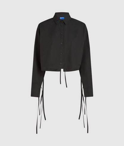 KARL LAGERFELD JEANS WASHED COTTON BLOUSE