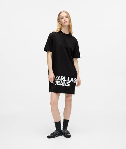 KARL LAGERFELD JEANS LOGO TEE DRESS