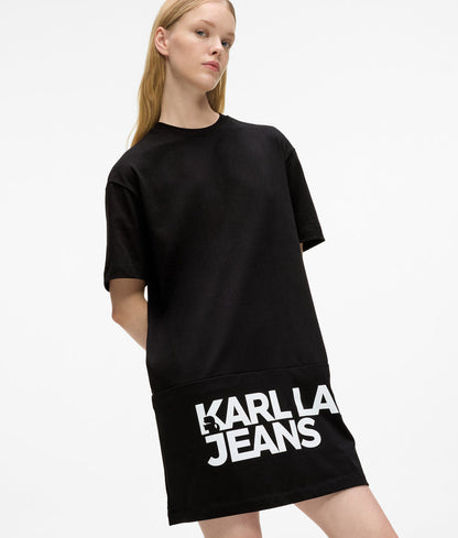 KARL LAGERFELD JEANS LOGO TEE DRESS