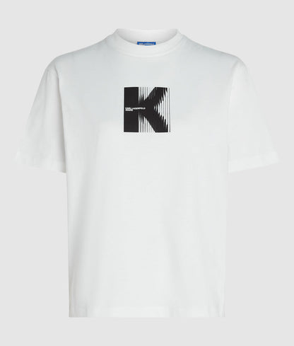 KARL LAGERFELD JEANS REG SS K LOGO TEE