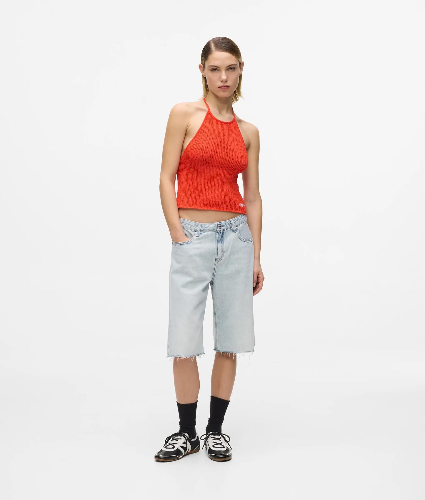 KARL LAGERFELD JEANS  RELAXED DENIM SHORT