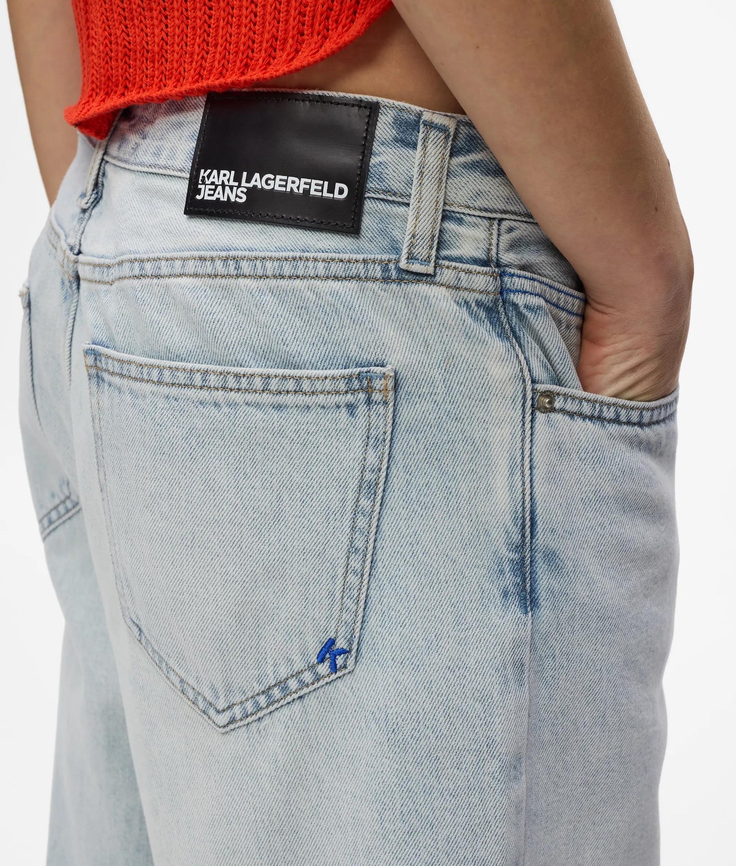 KARL LAGERFELD JEANS  RELAXED DENIM SHORT