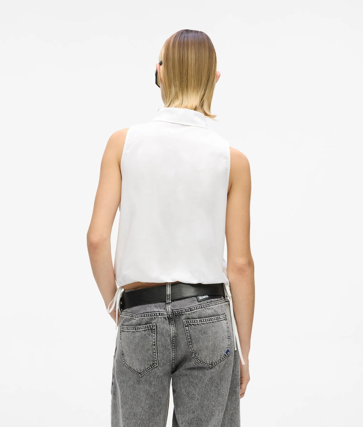 KARL LAGERFELD JEANS SLEEVELESS BLOUSE