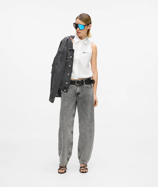 KARL LAGERFELD JEANS SLEEVELESS BLOUSE